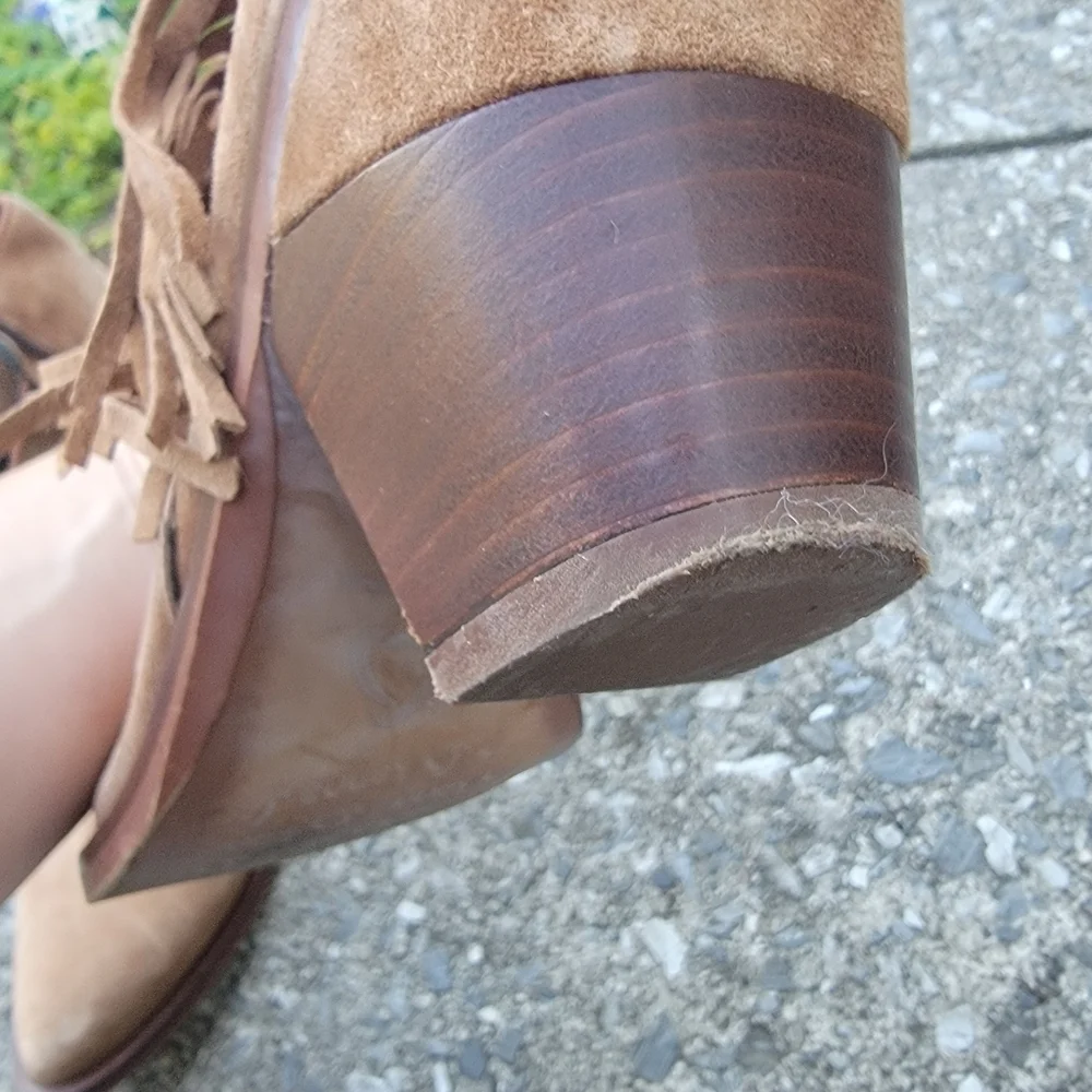 kanna cognac suede